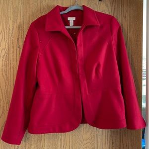 Beautiful Bright Red Fall Jacket